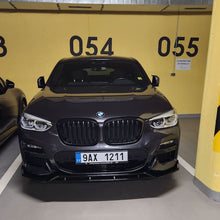 Load image into Gallery viewer, MP Style Gloss Black Front Splitter for BMW G01 X3 G02 X4 Pre-LCI 18-21