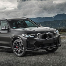 Load image into Gallery viewer, MP Style Gloss Black Front Splitter for BMW G01 X3 IX3 G02 X4 LCI 22-24