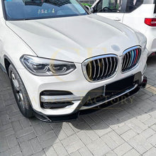 Load image into Gallery viewer, MP Style Gloss Black Front Splitter for BMW G01 X3 Pre-LCI Non M Sport 18-21