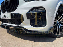 Load image into Gallery viewer, MP Style Gloss Black Front Splitter for BMW G05 X5 19-22