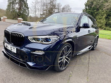 Load image into Gallery viewer, MP Style Gloss Black Front Splitter for BMW G05 X5 19-22