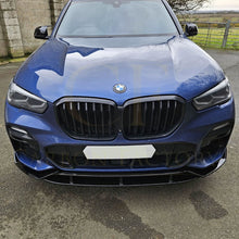Load image into Gallery viewer, MP Style Gloss Black Front Splitter for BMW G05 X5 19-22