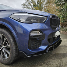 Load image into Gallery viewer, MP Style Gloss Black Front Splitter for BMW G05 X5 19-22