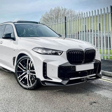 Load image into Gallery viewer, MP Style Gloss Black Front Splitter for BMW G05 X5 LCI 23-Present