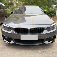 Load image into Gallery viewer, MP Style Gloss Black Front Splitter Upper Pieces for BMW F32 F33 F36 4 Series 14-20