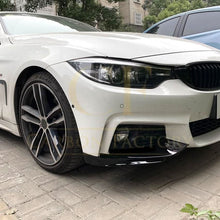 Load image into Gallery viewer, MP Style Gloss Black Front Splitter Upper Pieces for BMW F32 F33 F36 4 Series 14-20