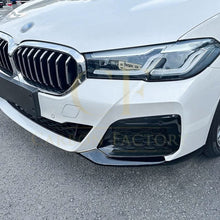 Load image into Gallery viewer, MP Style Gloss Black Front Splitter Upper Pieces for BMW G30 5 Series LCI 21-24