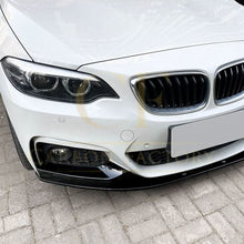 Load image into Gallery viewer, MP4 Style Gloss Black Front Splitter for BMW F22 F23 2 Series 14-20
