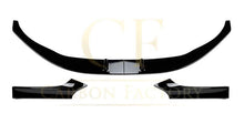 Load image into Gallery viewer, MP4 Style Gloss Black Front Splitter for BMW F22 F23 2 Series 14-20