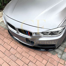 Load image into Gallery viewer, MP4 Style Gloss Black Front Splitter for BMW F30 F31 3 Series 13-19