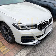 Load image into Gallery viewer, P Style Gloss Black Front Splitter for BMW G30 G31 5 Series LCI 21-24