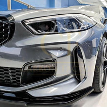 Load image into Gallery viewer, RS Style Gloss Black Front Splitter for BMW F40 1 Series 19-24