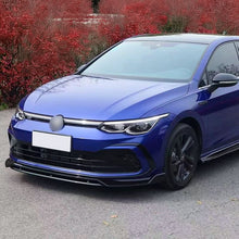 Load image into Gallery viewer, RZ Style Gloss Black Front Splitter for VW Golf MK8 GTI / R-LINE 21-23