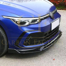 Load image into Gallery viewer, RZ Style Gloss Black Front Splitter for VW Golf MK8 GTI / R-LINE 21-23