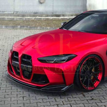 Load image into Gallery viewer, V Style Gloss Black Front Splitter 3 Pieces for BMW G80 M3 G82 G83 M4 21-Present