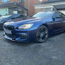 Load image into Gallery viewer, V Style Gloss Black Front Splitter for BMW 6 Series F06 F12 F13 M Sport 11-18