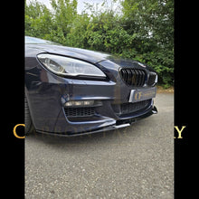 Load image into Gallery viewer, V Style Gloss Black Front Splitter for BMW 6 Series F06 F12 F13 M Sport 11-18
