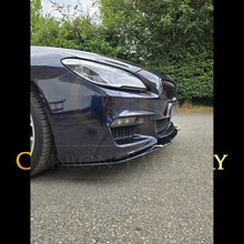 Load image into Gallery viewer, V Style Gloss Black Front Splitter for BMW 6 Series F06 F12 F13 M Sport 11-18