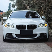 Load image into Gallery viewer, V Style Gloss Black Front Splitter for BMW F10 F11 5 Series 10-17