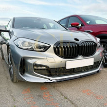 Load image into Gallery viewer, V Style Gloss Black Front Splitter for BMW F40 1 Series 19-24