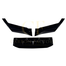 Load image into Gallery viewer, V Style Gloss Black Front Splitter for BMW F90 M5 17-20