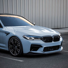 Load image into Gallery viewer, V Style Gloss Black Front Splitter for BMW F90 M5 21-24