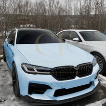 Load image into Gallery viewer, V Style Gloss Black Front Splitter for BMW F90 M5 21-24