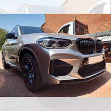 Load image into Gallery viewer, V Style Gloss Black Front Splitter for BMW F97 X3M F98 X4M 18-21