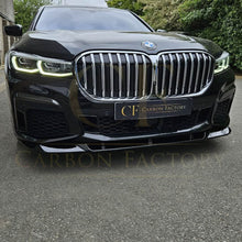 Load image into Gallery viewer, V Style Gloss Black Front Splitter for BMW G11 G12 7 Series LCI 20-23
