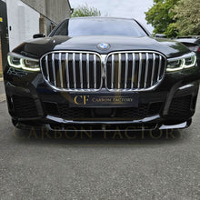 Load image into Gallery viewer, V Style Gloss Black Front Splitter for BMW G11 G12 7 Series LCI 20-23