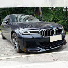 Load image into Gallery viewer, V Style Gloss Black Front Splitter for BMW G30 G31 5 Series LCI 21-24
