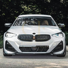 Load image into Gallery viewer, V Style Gloss Black Front Splitter for BMW G42 2 Series Coupe 21-Present