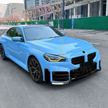 Load image into Gallery viewer, V Style Gloss Black Front Splitter for BMW G87 M2 23-Present