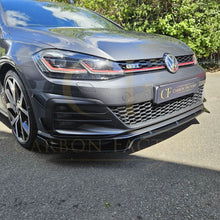 Load image into Gallery viewer, V Style Gloss Black Front Splitter for VW Golf MK7 MK7.5 GTI / R 13-20