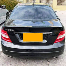 Load image into Gallery viewer, AMG Style Gloss Black Boot Spoiler for Mercedes Benz W204 C Class & C63 Saloon 07-14