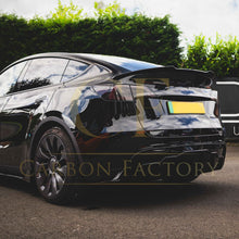 Load image into Gallery viewer, Competition Style Gloss Black Boot Spoiler for Tesla Model Y 19-24