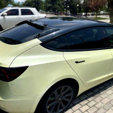 Load image into Gallery viewer, DK Style Gloss Black Roof Spoiler for Tesla Model 3 19-23