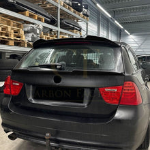 Load image into Gallery viewer, V Style Gloss Black Roof Spoiler for BMW E91 Estate 3 Series 05-13