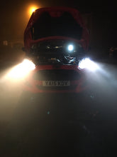 Load image into Gallery viewer, IllumiNite H15 Main Beam / DRL Ice White Halogen Bulb Upgrade – 6500K (715 | PGJ23t-1)