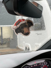 Load image into Gallery viewer, Festive Fudge Dog Air Freshener – Christmas Edition | CEUK