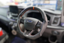 Load image into Gallery viewer, Ford Transit MSRT Leather / Carbon Fibre Custom Steering Wheel (2018 - Present)