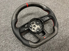 Load image into Gallery viewer, Audi A4 / S4 / RS4 B9 Carbon Fibre Custom Steering Wheel (2017+)