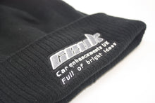 Load image into Gallery viewer, Official CEUK Winter Bobble Hat – Black Wool with Embroidered Logo | Optional Air Freshener