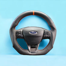 Load image into Gallery viewer, Ford Transit MSRT Leather / Carbon Fibre Custom Steering Wheel (2018 - Present)