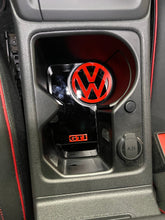 Load image into Gallery viewer, VW Golf MK8 - Cup Holder Inserts With Logo