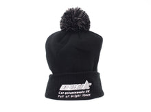 Load image into Gallery viewer, Official CEUK Winter Bobble Hat – Black Wool with Embroidered Logo | Optional Air Freshener