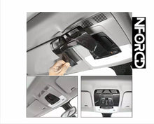 Load image into Gallery viewer, Carbon Fibre Front Overhead Console Map/Reading Light Panel Cover Trim for BMW F20 1 Series, F45 2 Series Active Tourer, F30/F34 3 Series, X5 F15, X6 F16