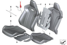 Load image into Gallery viewer, BMW M3 F80 (2014-2020) Genuine M Performance Black Seat Badge Emblem with M3 Logo – OEM Interior Upgrade