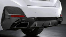 Load image into Gallery viewer, Genuine BMW M Performance Carbon Fibre Rear Diffuser Set for BMW 4 Series Gran Coupe G26 (2021+) - OEM 2x2 Twill Carbon Centre & Gloss Black Outer