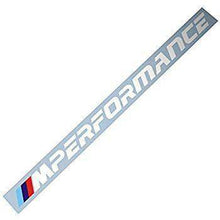 Load image into Gallery viewer, Genuine BMW M Performance Silver Vinyl Decal Sticker - OEM Logo for 1 Series F40 (2019-2024), 3 Series G20 (2018+), 8 Series G14 (2018+), X5 G05 (2018+)